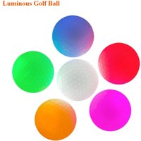 Golf LED Glow Ball For Night Sports Practice Glow Ball Long Lasting Bright Luminous Balls Can Be Used Repeatedly Drop Ship