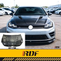 Suitable for VW GOLF 7.5 R GTI Rline Volkswagen MK 7 R GTI Rline Modified Carbon fiber TO Hood Front Bonnet With Vents