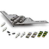 Reobrix 33038 B2 bomber Stealth fighter jet Model Aerial aircraft Series DIY Toys Building Blocks Boys' holiday gifts 2063Pcs