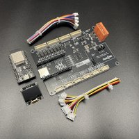 Sterownik PiBot FluidNC GRBL Laser CNC V4.7 B (z modułem ESP32, modułem OLED i kablami)