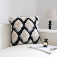 Imitation Fur Plush Cushion Cover High End Light Luxury Plush Pillow Covers Decorative Soft Pillowcase for Home Sofa Headboard