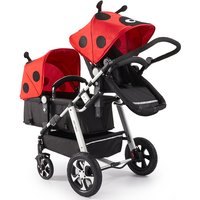New Twins baby stroller 2 in 1,travel baby carriage, Newborn Pram,Portable Kids Stroller, double baby stroller four wheels