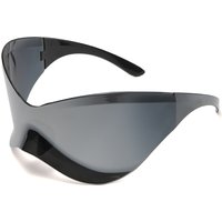 Protective Glasses New Oversized Y2K Punk Rimless Sunglasses Women Men Brand Designer Hip Hop Sport One Piece Sun Glasses Shades