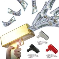 1 Set Handheld Cash Shooter for Wedding Birthday Game Movies Bachelor Props Party Supplies Celebration Spray Money Gun