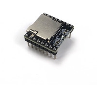 DFPlayer Mini MP3 Player Module V3.0 TF Card U Disk Serial IO Voice Decoder Audio DIY Sound Module MP3-TF-16P for Arduino