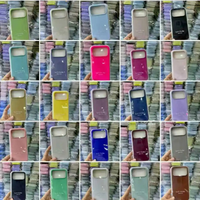 Trendy INS Candy Pure Color Skin Feel Original Liquid Silicone Case For IPhone 17 ProMax 17E Air 16E 15 14 Plus 13 Protect Cover
