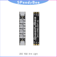 1Set (4pcs) SpeedyBee Programmable 2812 RGB LED Light Strips - 5V Armlight for RC Whoop Quadcopter & FPV Drone Frame