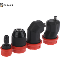 ▶1Pcs Quick-Release Drill Conversion Chuck For 6.35mm Hex Bits Compatible With Corded And Cordless Electric Drills