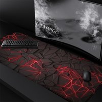Gaming Mousepad XXL Mouse Pad Nice 3D Geometric Rhombic Crack Anime Mouse Mats Deskmat Mause Pad Gamer Kawaii Desk Accessories