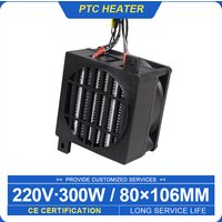 220V 300W AC constant temperature Electric Heater PTC fan heater Small Space Heating 106*80mm