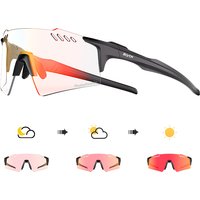 AliExpress SCVCN Photochromic Cycling Glasss Rimless Outdoor Sports Running Drving Sunglasses for Men Goggles Mtb Bicycle Eyewear 1 Lens