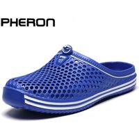 Slippers Cutout Clogs Shoes Fashion Men Women Garden Convenience Bathroom Slippers Non-slip Beach Sandals