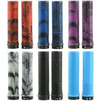 NPY Bicycle Grips Bike Handlebar Grips Non-slip Aluminum Double Lock Bicycle Handles MTB Cuffs Mountain Bike Grips