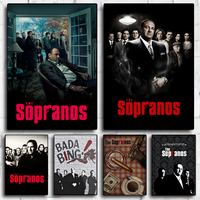 The S-Sopranos Family Poster HD art sticky wall waterproof home living room bedroom bar aesthetic decoration