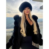 AliExpress MAZIAO 1pc Fluffy Fur Women's Winter Hat,Snow Ski Cap Female Faux Fur Thicked Windproof Warm Fisherman Hat Daily Outdoor Cycling