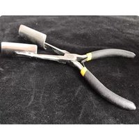 Leaf Vein Pliers with Serrated Jaw for Glass Blowing Lampwork Bead Making Tool Essential for Glass Art Craft