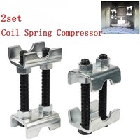 2PcMini Coil Spring Compressor Carbon Steel 2 Way Adjustable Spring Spacer Shocks Adjustable Coil Spring Struts Tool
