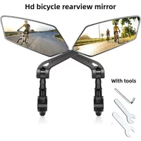AliExpress NONE Bicycle Rear View Mirror Bike Cycling Clear Wide Range Back Sight Rearview Reflector Adjustable Handlebar Left Right Mirror
