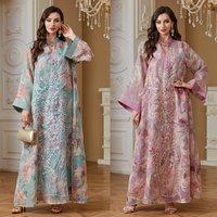 Women Dress Eid Abaya Sequins Kaftan Muslim Party Dresses Jalabiya Ramadan Vestidos Morocco Dubai Arab Long Robe Abayas 2026