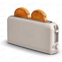 Modern Compact 2-Slice Toaster, 10" Long Slots with Reheat/Cancel Buttons & 6-Browning Settings for Any Kitchen