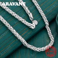 925 Sterling Silver Geometric Multi-Strand Necklace For Women - Vintage Elegance And Noble Party Jewelry