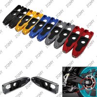 Motorbike Rear Axle Motorcycle Axle Swingarm Catena Spool Chain Adjuster Tensioner Tool 1pair For Yamaha R15 19+ Aluminum