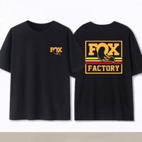 AliExpress NONE Summer Fox Racing Cross - country Mountain Bike Commemorative T - shirt High Quality Fashion Men Women Short Sleeve Round Neck