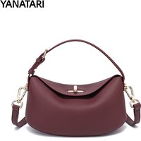 YANATARI genuine leather Small bag minimalist Crossbody bag women female luxury Fashion handbag shoulder bag