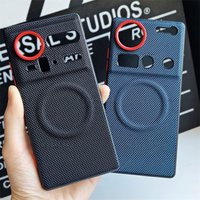 Magnetic Case For Nubia Z80 Ultra Case MagSafe Nylon Woven Matte Leather Skin-friendly Cover For ZTE Nubia Z 80 Z80Ultra Bumper