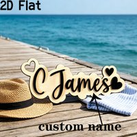 1Pc Cutom Name Love Decor Wooden Decor Plaque,Home Room Wall Door Decor,DIY Nursery Birthday Wedding Record Gift