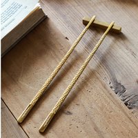 304 Stainless Steel Serving Chopsticks Simplicity Creative Solid Beat Grain Chopsticks Light Luxury Household Kitchen Tableware