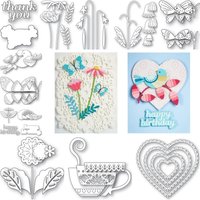 beautiful flowers Bird Cutting Dies Scrapbook Diary Decoration Stencil Embossing Template DIY Greeting Card Handmade 2026 new