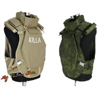 Russian 6b13 Tactical Vest Killa Armor Ver Jacket W/Hangers Bag & Little Green Man EMR 6B13/6B45 Body Armor & Heavy MASKA Helmet