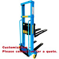 custom.Truck Forklift Loading and Unloading Artifact Portable 1 Ton Fully Automatic Lifting Forklift Stacker
