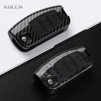 ABS Carbon Fiber Style Car Key Case Cover Fob For Ford B-Max C-Max Eco Sport Galaxy Fiesta Focus 2 Ecosport Kuga Escape Falcon
