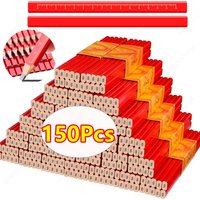 1-150Pcs Woodworking Pencils Heavy Duty Octagonal Hard Black Carpenter Pencils Site Dedicated Square Marking Wood Concrete