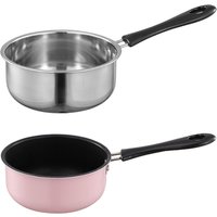 Stainless Steel Milk Pan Butter Warmer Mini Soup Pot for Top Camping