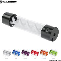 BARROW 255mm X 50mm Double Helix T-Virus Cylindrical Water-Cooled Coolant Tank Light System POM+PMMA Black Cover light