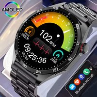 New GPS Track Smart Watch Men 412*412 AMOLED Screen Bluetooth Call Fitness IP68 Waterproof Health Monitor Man Smartwatches 2025