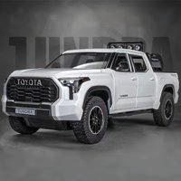 1/22 TOYOTA Tundra Pickup Alloy Car Model Diecast Metal Off-Road Vehicle Model samochodu Dźwięk i światło Kolekcja zabawek dla dzieci Prezent