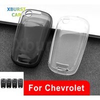 Transparent TPU Car Key Case Cover for Chevrolet Malibu Cruze Aveo Trax Sail Captiva Opel Vauxhall Astra J Corsa Insignia Mokka