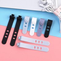1-10PCS Data Cable Organizer Line Storge Holder Line Bobbin Winder Strap Multi Color Reusable Cable Storage Line Management Belt