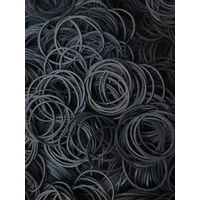 Diameter 19mm 25mm 40mm Black High Elasticity Rubber Band High Temperature Resistant Durable