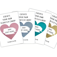Personalised Scratch Reveal Card Christmas Card Surprise Gift For Him Her Birthday Anniversary Gift Holiday Concert Tickets