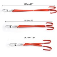 Log Tongs Fireplace Poker Wood Tongs BBQ Charcoal Tongs Grill Camping Fire Pit Tool Fire Pits Accessories Reinforced S14 21