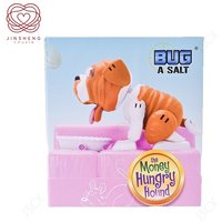 BUG A SALT Money Junkie Dog Eating Money Dog, Gluttonous of Coins Stealing Money Dog Savings Bank Piggy Bank, Creative Children