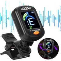 Guitar Tuner Foldable Rotatable Digital Electronic Tuner Acoustic Guitar Tuner for Bass Ukulele Chromatic Guitar Accessories