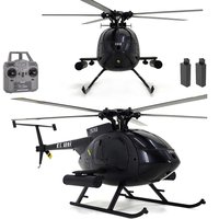 MD500 C189 Remote Control Helicopter Aircraft Add Optical Flow Positioning 6-Axis Gyro Dual Brushless Motors RC Heli for Adults