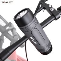 ZEALOT-S1 Portable Bluetooth Speaker Wireless Bicycle Speaker Outdoor Waterproof Boombox Support TF Card,AUX,Flashlight