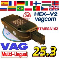 2025 VCDS VAGCOM Interface VCDSCAN HEX V2 Update 25.3 FOR VW For AUDI Skoda Seat Multi-Language Car Autocom Diagnostics Tools